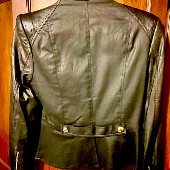 Robert Rodriguez Mixed Media Leather Jacket - Picture 5 of 7